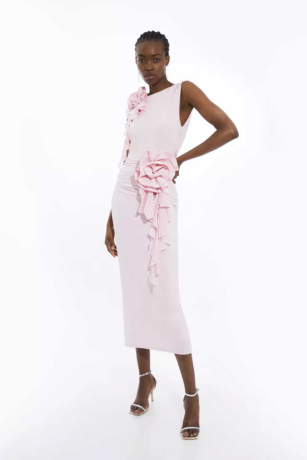 Karen millen pink dress sale